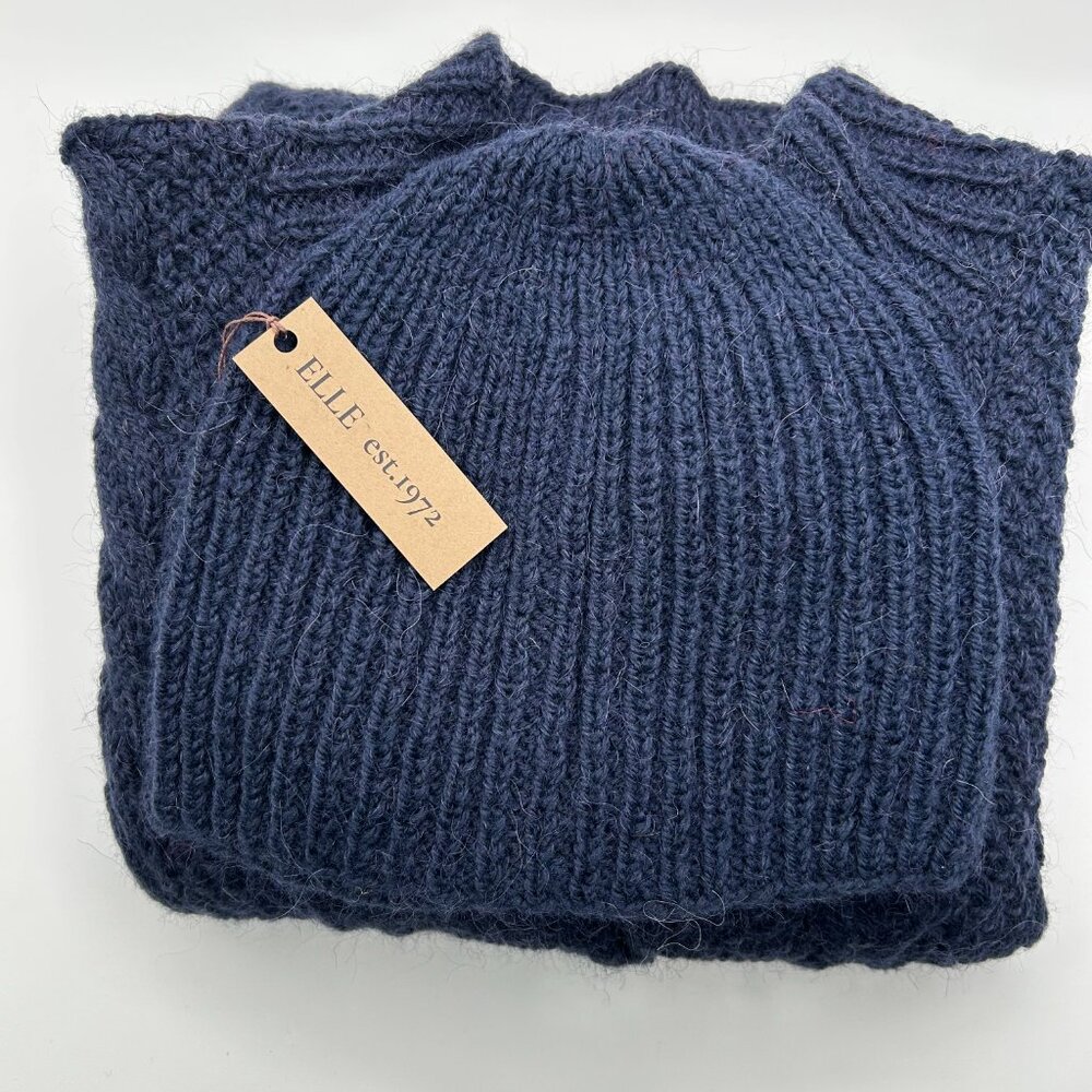 Hand  Knitted Alpaca Sweater & Beanie